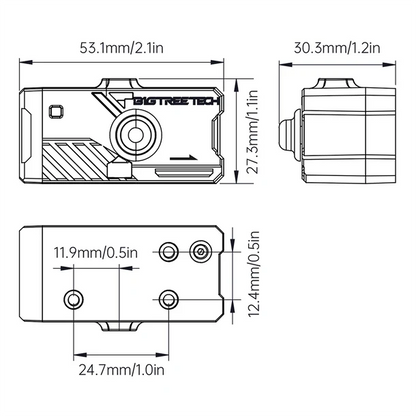 BTT SFS V2.0 Smart Filament Sensor 3d Printing Module for Mastering the Filament State